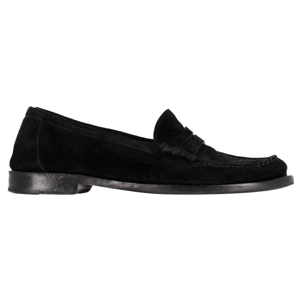 Saint Laurent Penny Loafers in Black Suede