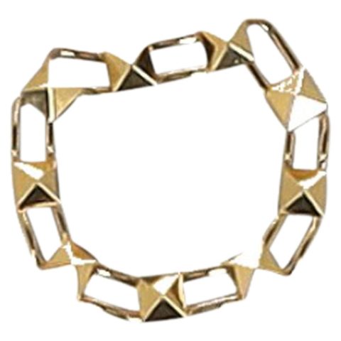 Valentino Rockstud Bracelet in Gold Metal