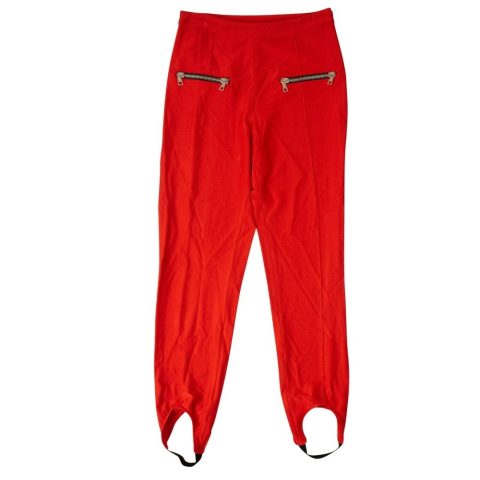 Unravel Project Slim Fit Stirrup Pants – Red