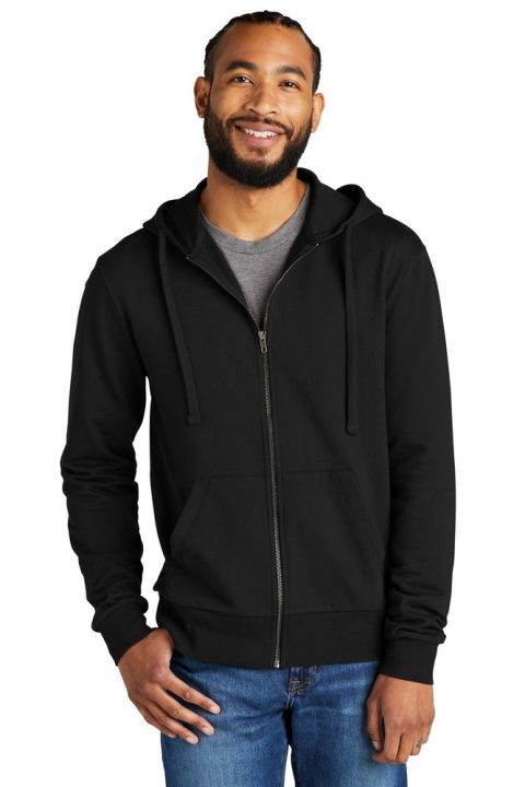 Allmade Men’s Organic French Terry Full-Zip Hoodie AL4002
