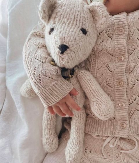 Wool Knit Buddy | Alfred the Bear