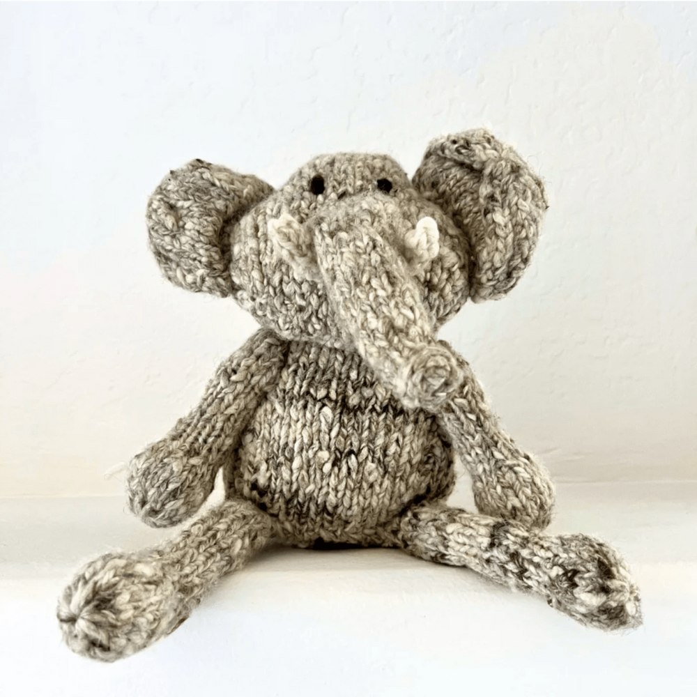 Wool Knit Buddy | Elliott the Elephant