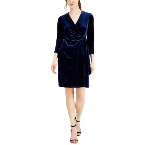 Velvet Short Sheath Dress
