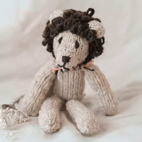 Wool Knit Buddy | Lionel the Lion