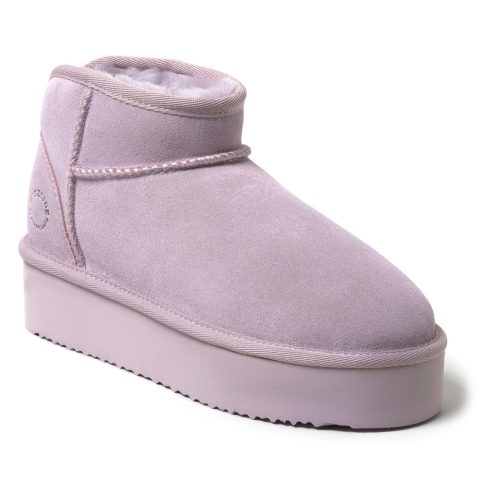 Fireside by Dearfoams Women’s Kingston Genuine Shearling Platform Bootie