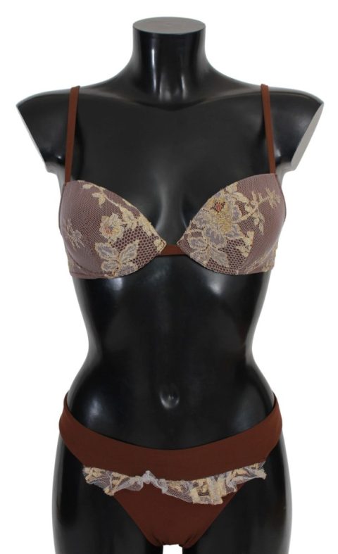 pink MEMORIES Lace Beachwear Two Piece Bikini Women’s Swimsuit
