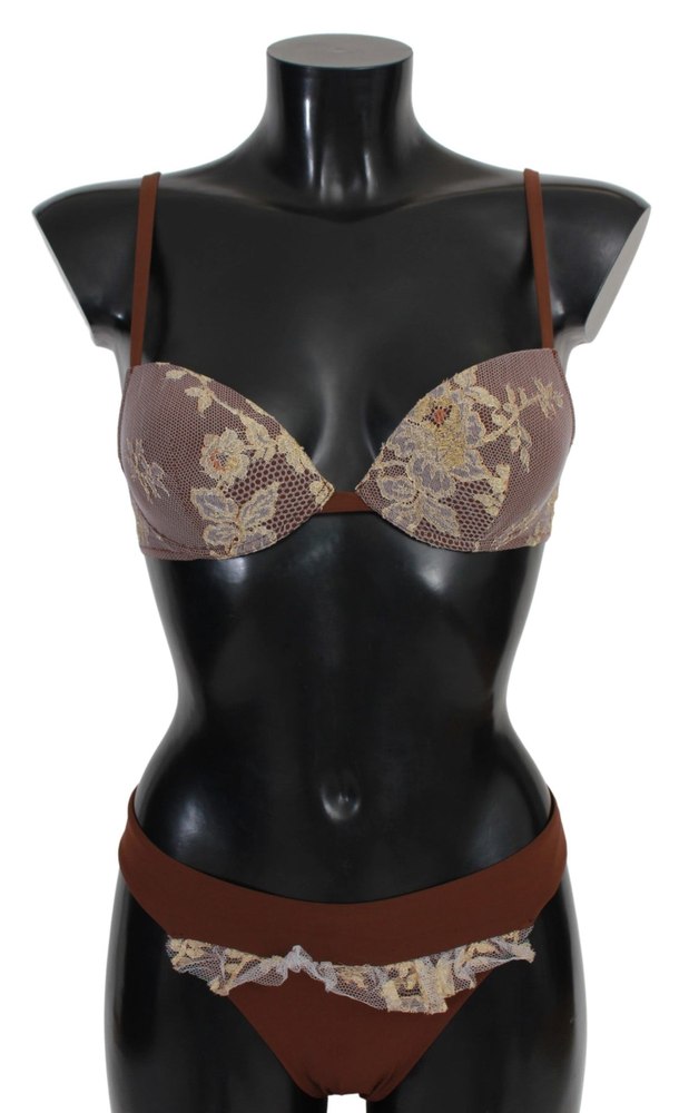pink MEMORIES Lace Beachwear Two Piece Bikini Women’s Swimsuit