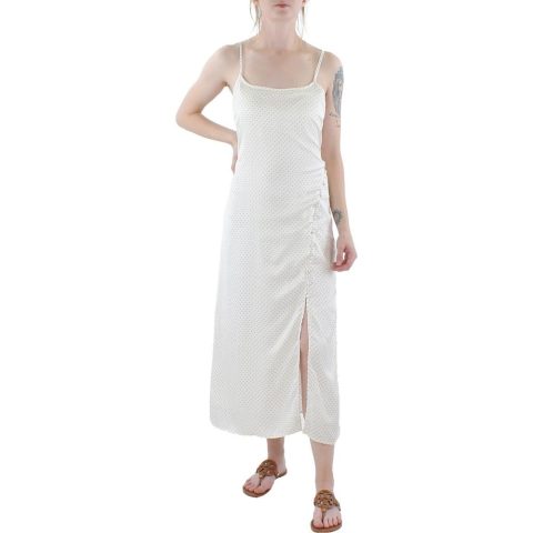 Bon Voyage Button Detail Long Slip Dress