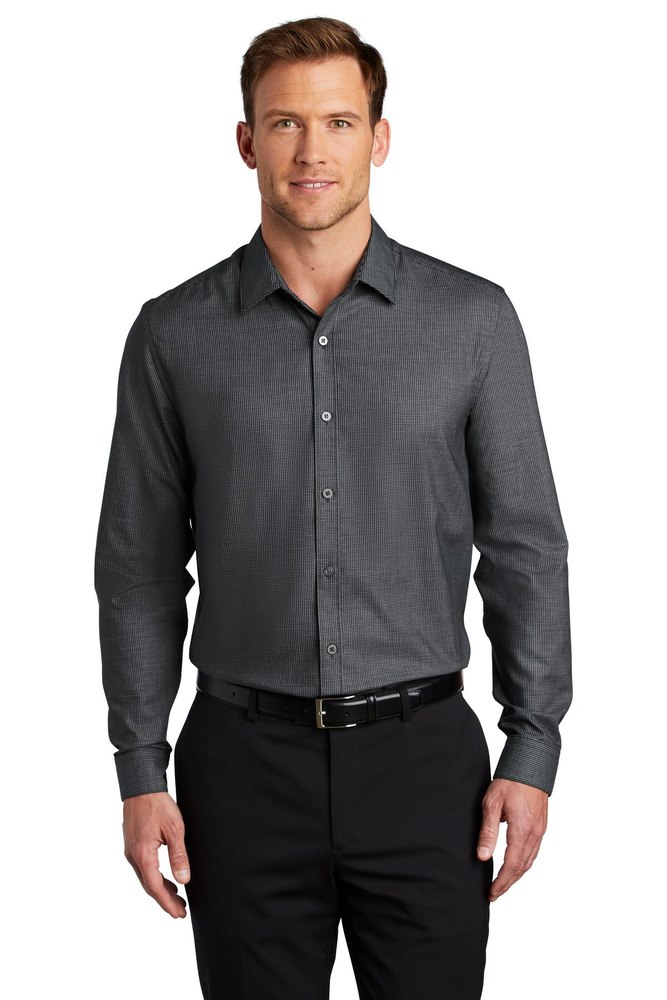Port Authority Men’s Pincheck Easy Care Shirt W645