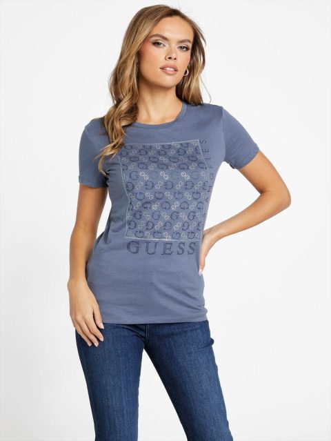 Naty Crewneck Rhinestone Tee