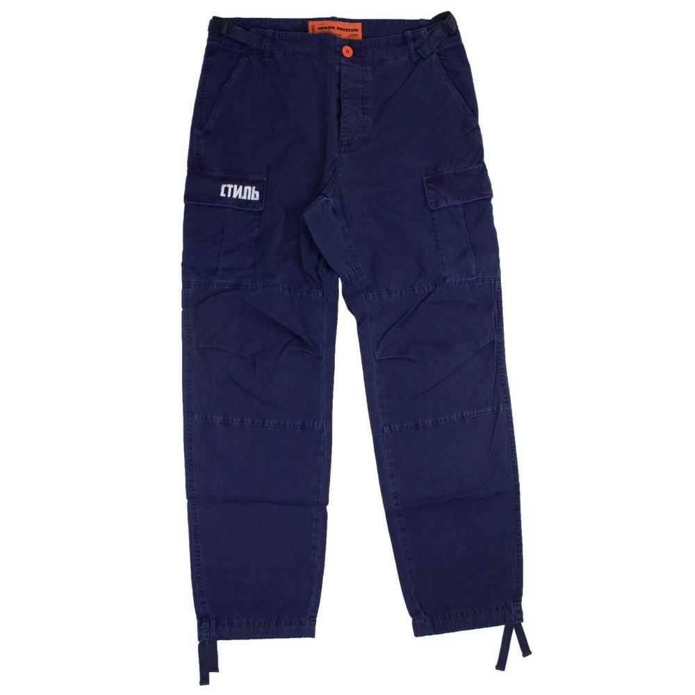 Heron Preston Cargo Pants – Blue