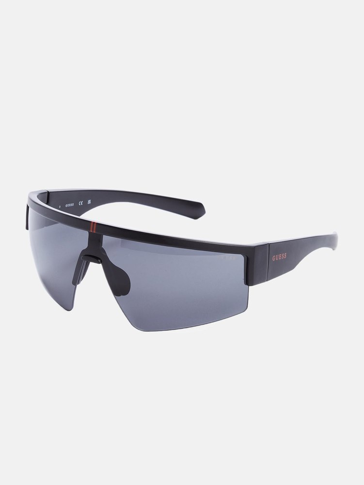 Striped Shield Sunglasses