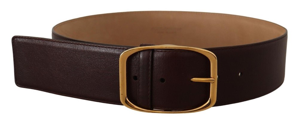 Dolce & Gabbana Leather Metal Buckle Women’s Belt
