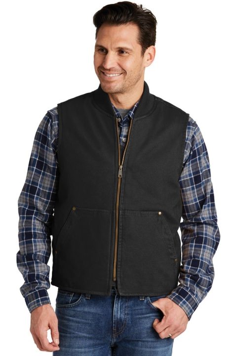 CornerStone Men’s Washed Duck Cloth Vest. CSV40