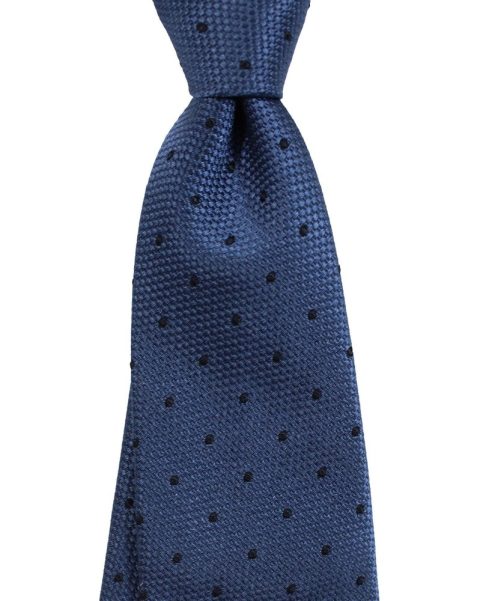 Brunello Cucinelli Dotted Midnight Blue Men’s Tie