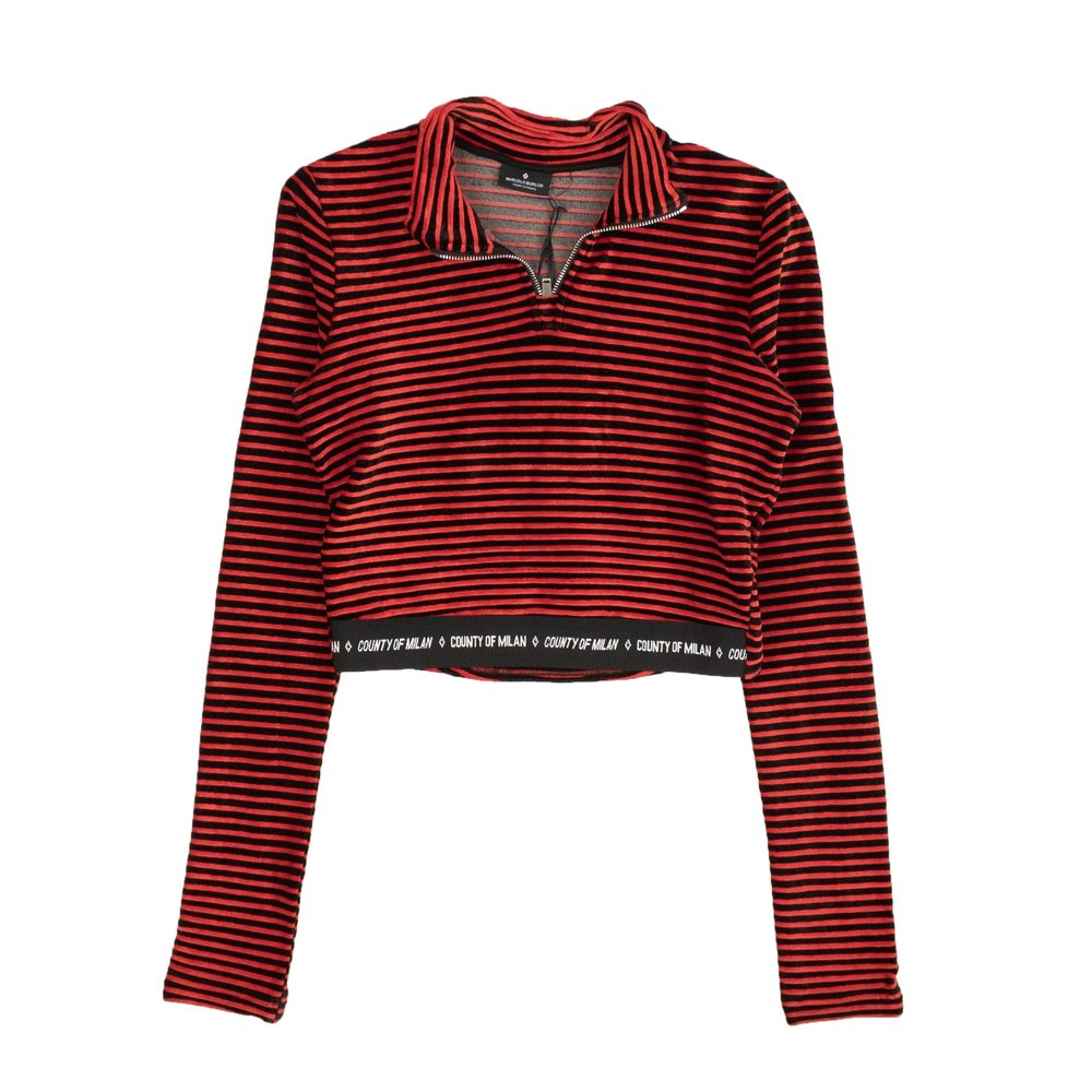 Marcelo Burlon Velvet Top – Red