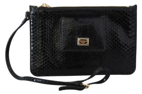 Dolce & Gabbana Leather Ayers Clutch Purse Wristlet Women’s Wallet