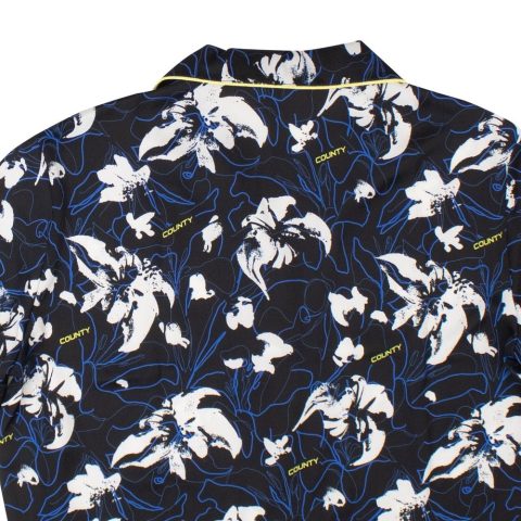 Marcelo Burlon County Flowers Hawaii Shirt – Black/White