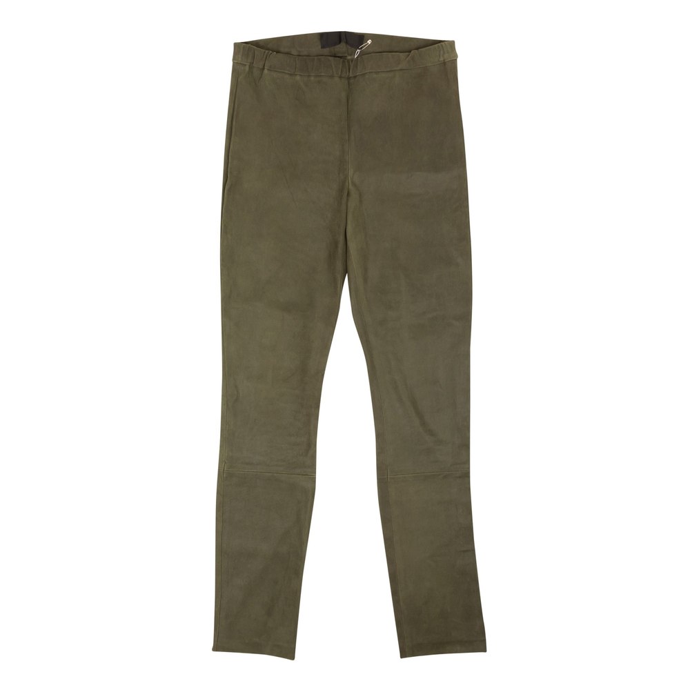 Haider Ackermann Leather Leggings – Green