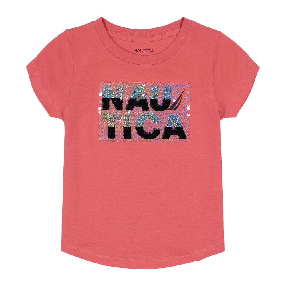 Nautica Toddler Girls’ Magic Sequin T-Shirt (2T-4T)