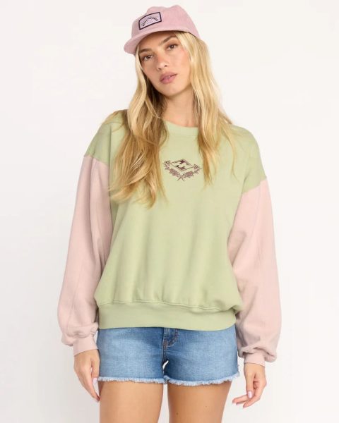 Billabong The Original Vibes Kendal Crew Sweatshirt – Women’s