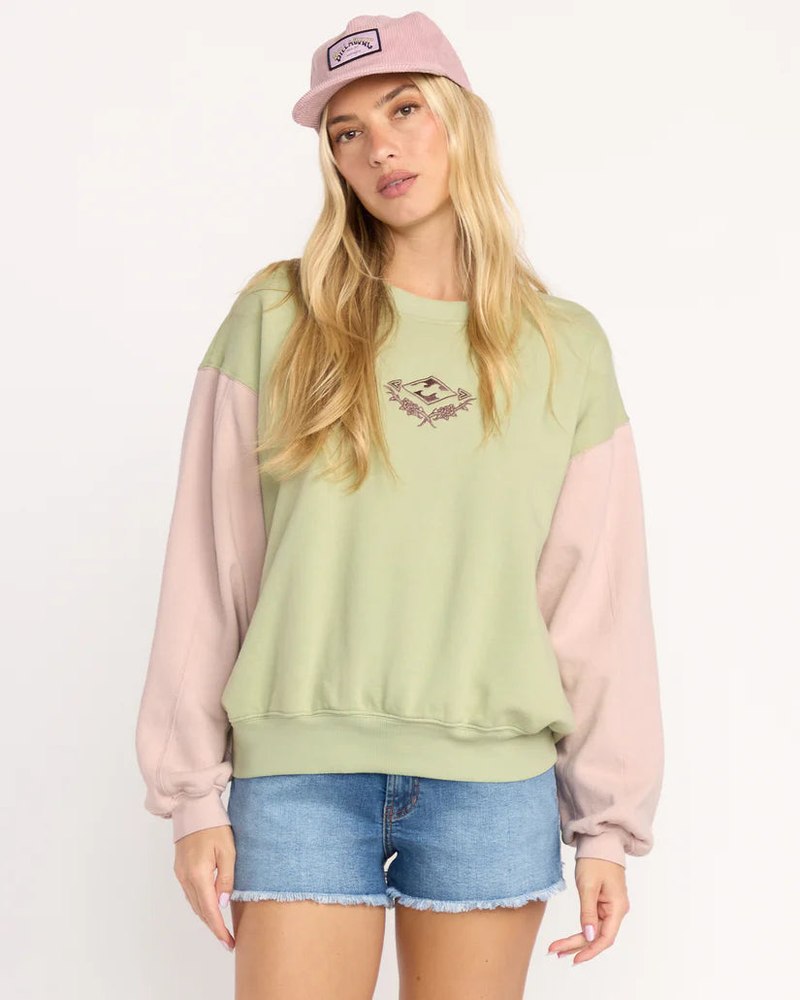 Billabong The Original Vibes Kendal Crew Sweatshirt – Women’s
