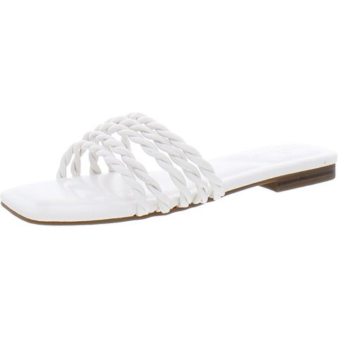 Soyou 3 Faux Leather Braided Slide Sandals