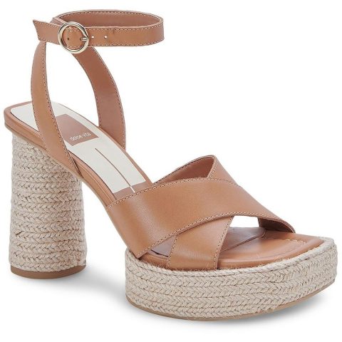 Arlow Leather Ankle Strap Espadrilles