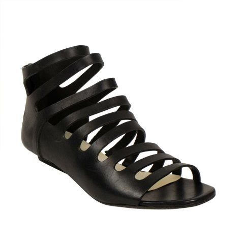 Marsell ‘Sandaletto’ Calf Skin Leather Heels Sandals – Black