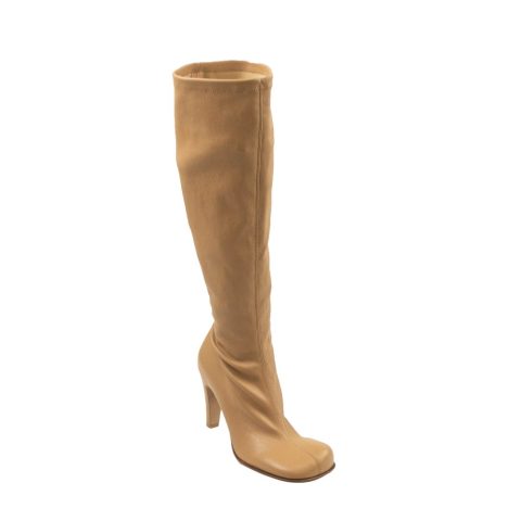 Bottega Veneta Cocktail Stretch Nappa Boots – Camel Brown