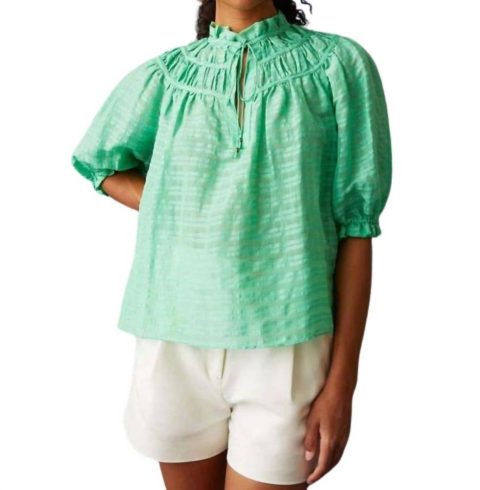 Finley Top In Matcha