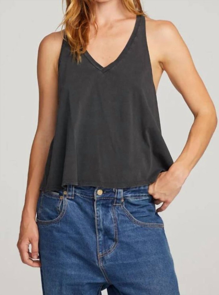 Carmel Tank Top In Licorice