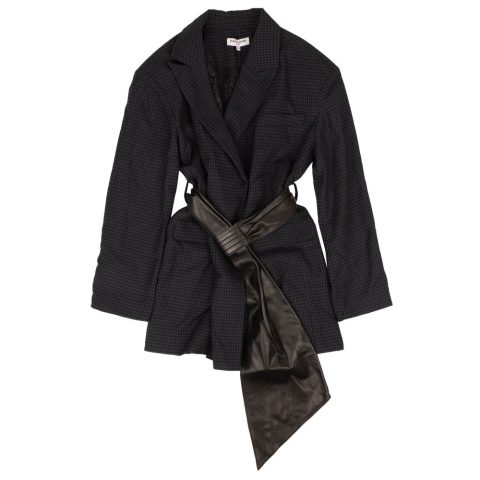Opening Ceremony Belted Oversized Blazer – Navy