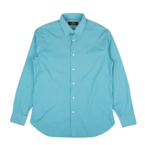 Brioni Slim Fit Casual Shirt – Teal