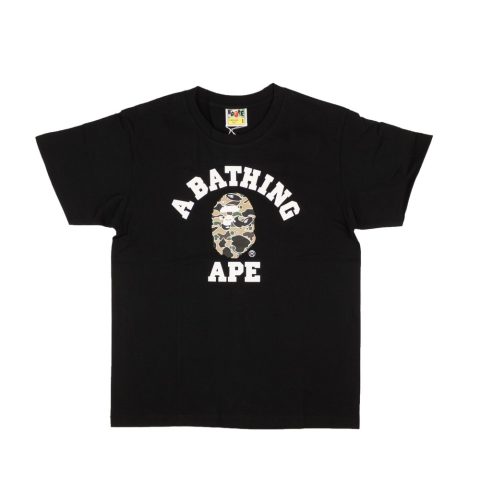 Bape Black Cotton Ape Short Sleeve T-Shirt – Black