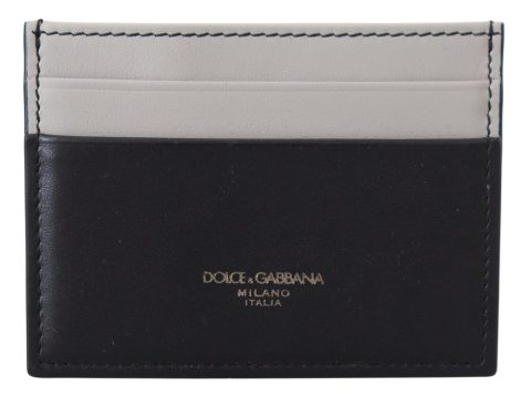 Dolce & Gabbana Two Tone Leather Mania Cardholder Men’s Wallet