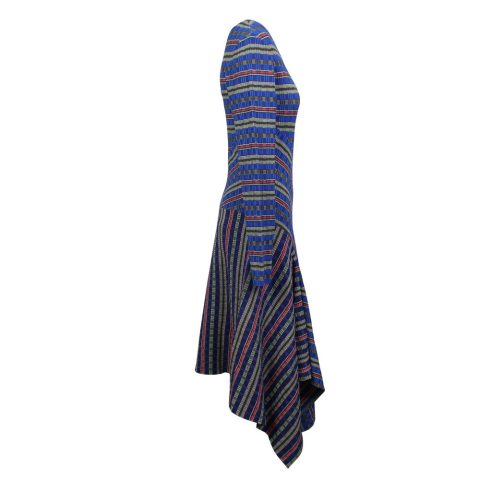 Opening Ceremony L/S Rib Knit Midi Dress – Blue