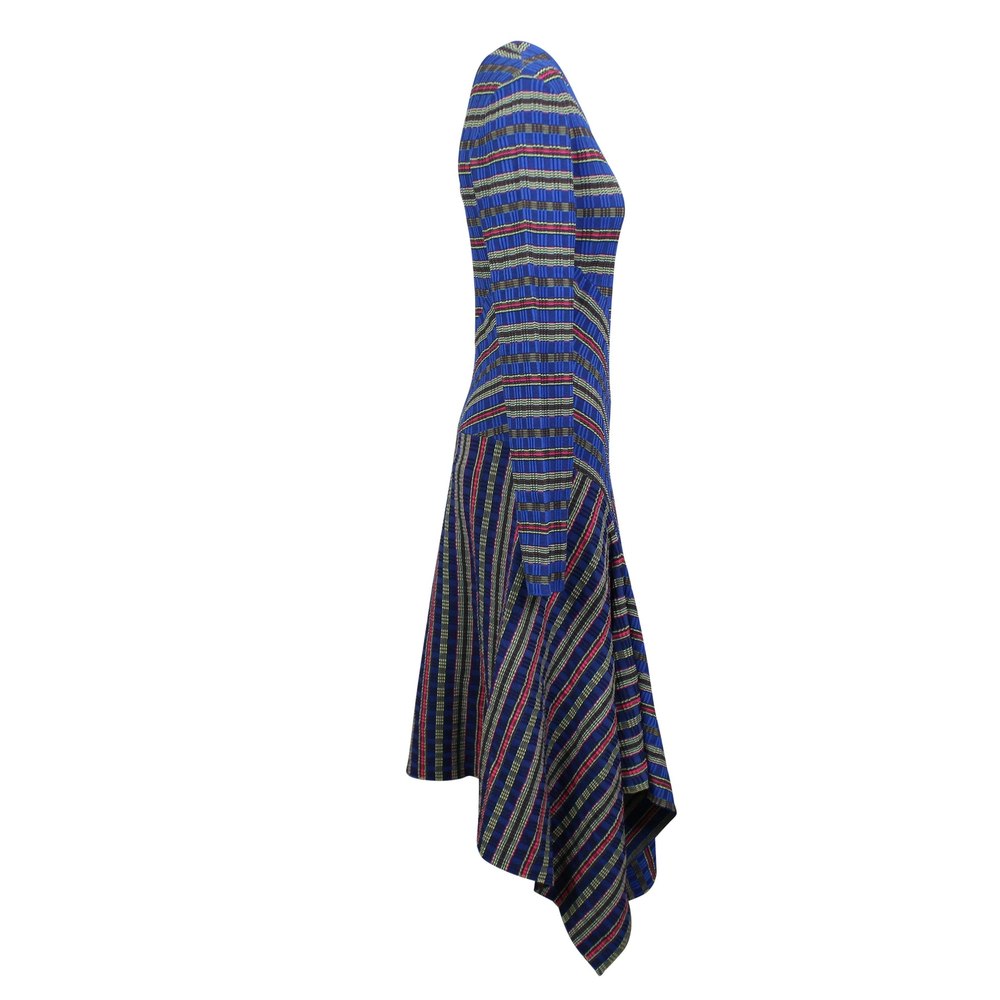Opening Ceremony L/S Rib Knit Midi Dress – Blue