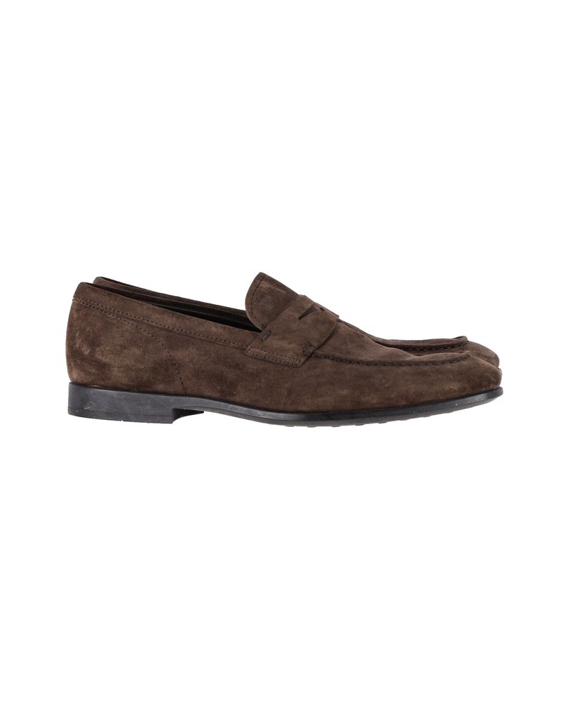 Tod’s Loafers in Brown Suede