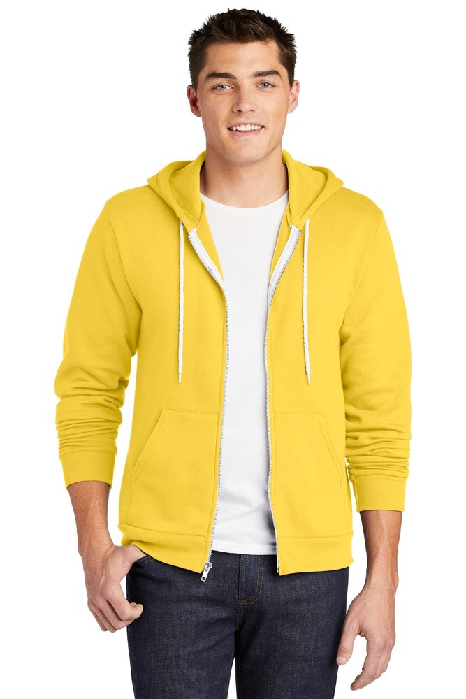 American Apparel Men’s Flex Fleece Zip Hoodie. F497W