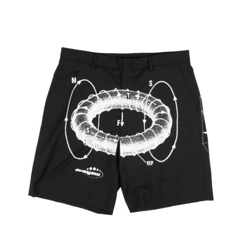 Msfts Rep Suit Short Swonprint – Black/White