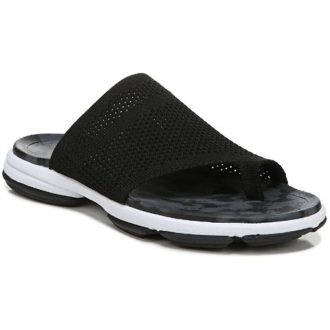 Desi Knit Toe Loop Slide Sandals