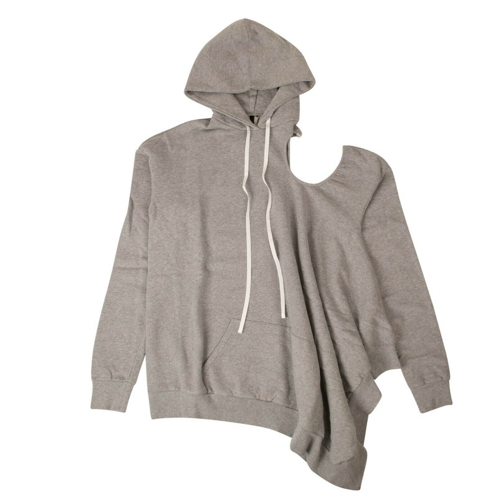 Unravel Project Hoodie Sweatshirt Dress – Gray