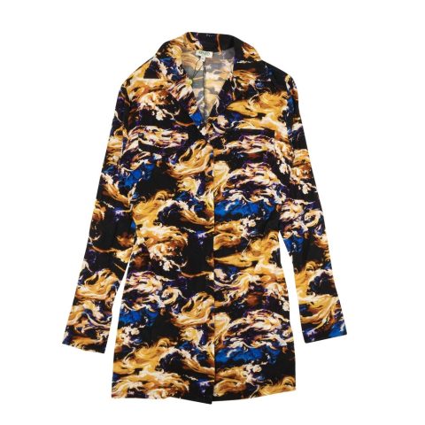 Kenzo Floral Jersey Shirt – Black/Multi