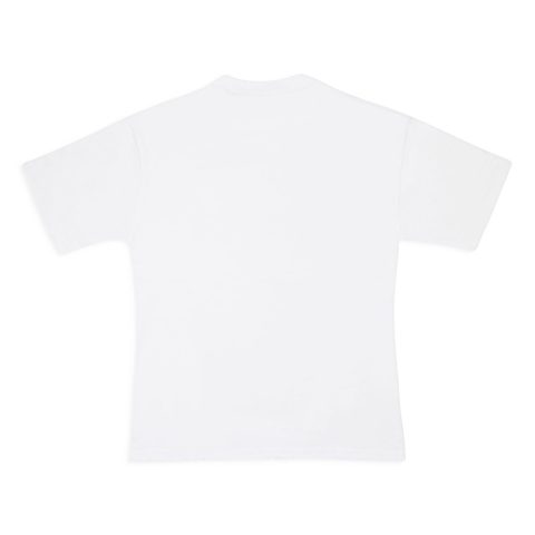 White Chest Print Mirror Logo WL0 T-SHIRT