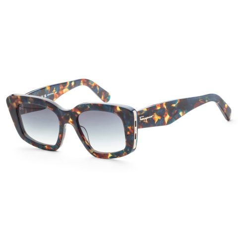 Ferragamo Women’s 52mm Blue Havana Sunglasses