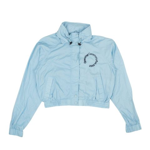 Opening Ceremony Cropped Baby Wind Jacket – Blue