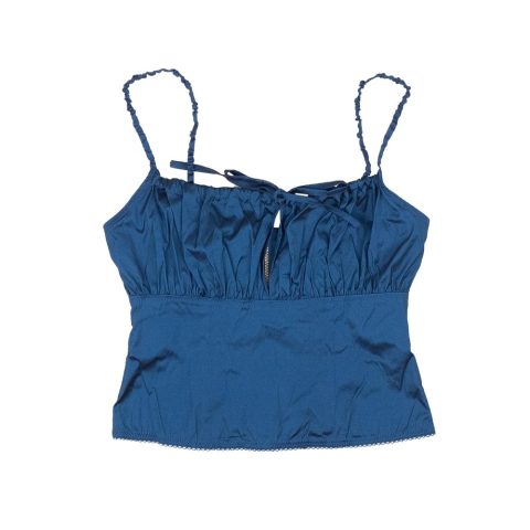 Opening Ceremony Stretchy Baby Ruched Top – Navy