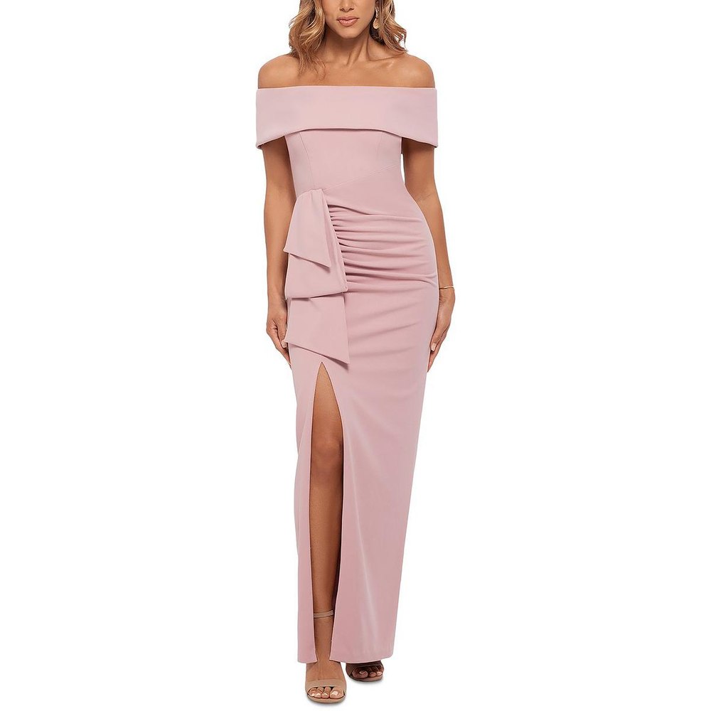 Off-The-Shoulder Formal Evening Dress