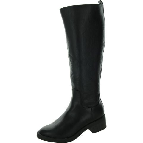 Blythe Round Toe Riding Boot Knee-High Boots